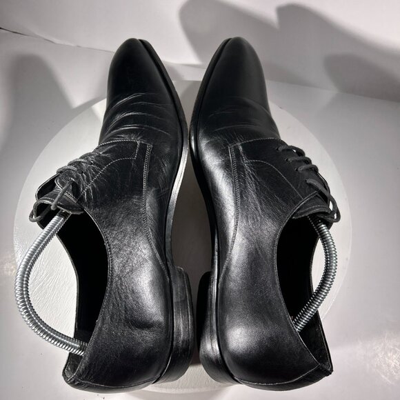 CHAUSSURES Paris Mens Leather Dress Shoes Size 11 EU 44 Black Oxford Pointed Toe main image 10